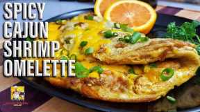 Spicy Cajun Shrimp Omelette | Keto Recipes