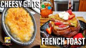 Cheesy Grits and French Toast | #BreakfastwitAB