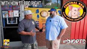 Visiting Central BBQ in Memphis, Tennessee with  @HowToBBQRight   #Shorts