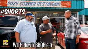 Visiting Cozy Corner in Memphis, Tennessee with  @HowToBBQRight   #Shorts