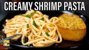Creamy Shrimp Pasta #Shorts