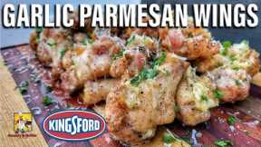 Smoked Garlic Parmesan Wings with Kingsford Pellets