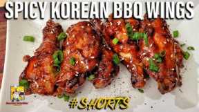 Spicy Korean BBQ Wings #Shorts